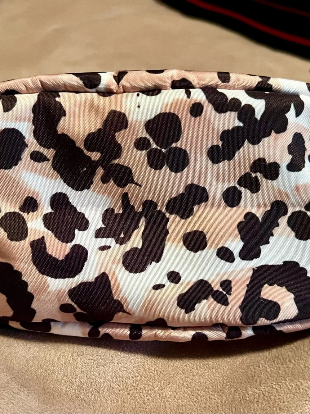 Brighton Leopard-Print Crossbody with Pink Accents